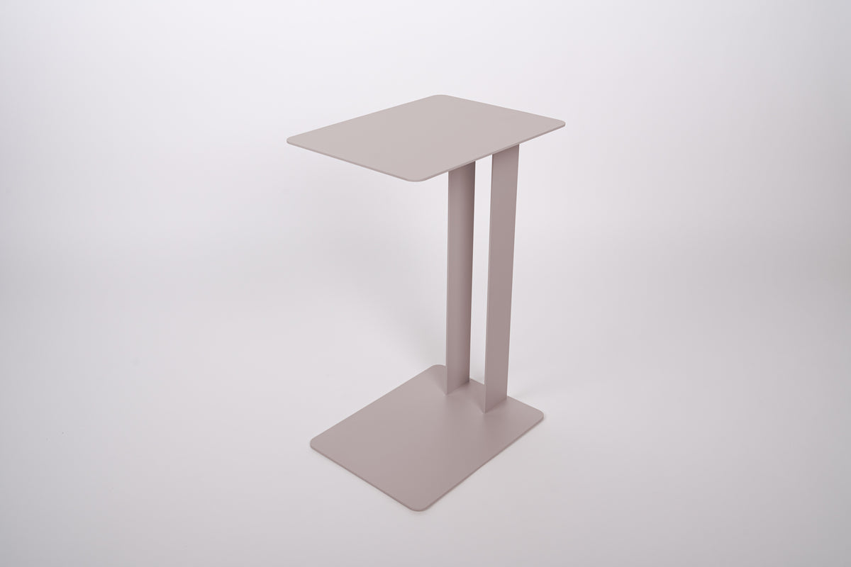 Beistelltisch DANA mit Ablage - Stahl - Ablagetisch - soft lavender