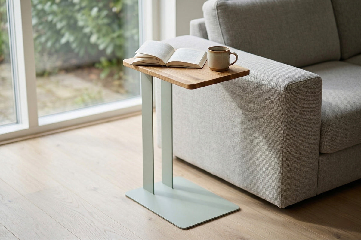 Beistelltisch DYZY Ablagefach Holz -  fresh mint