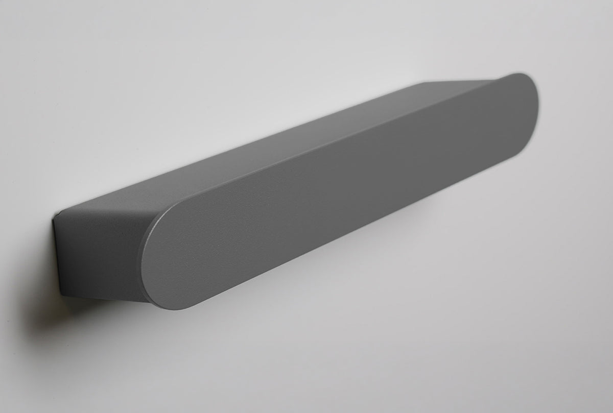 Schmales Wandboard mit versteckten Haken | Garderobe, Ablage & SchlüsselbrettENNO 6er - carbon grey
