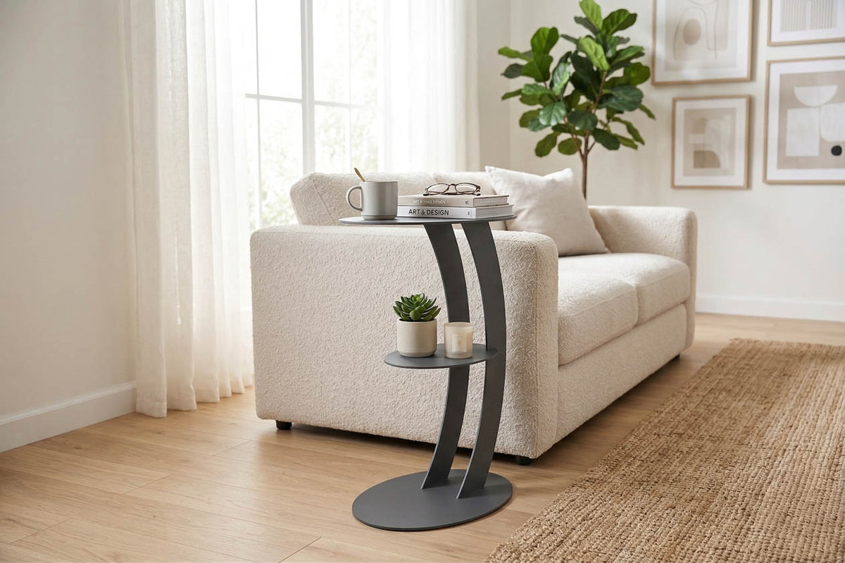Beistelltisch LEVY carbon grey